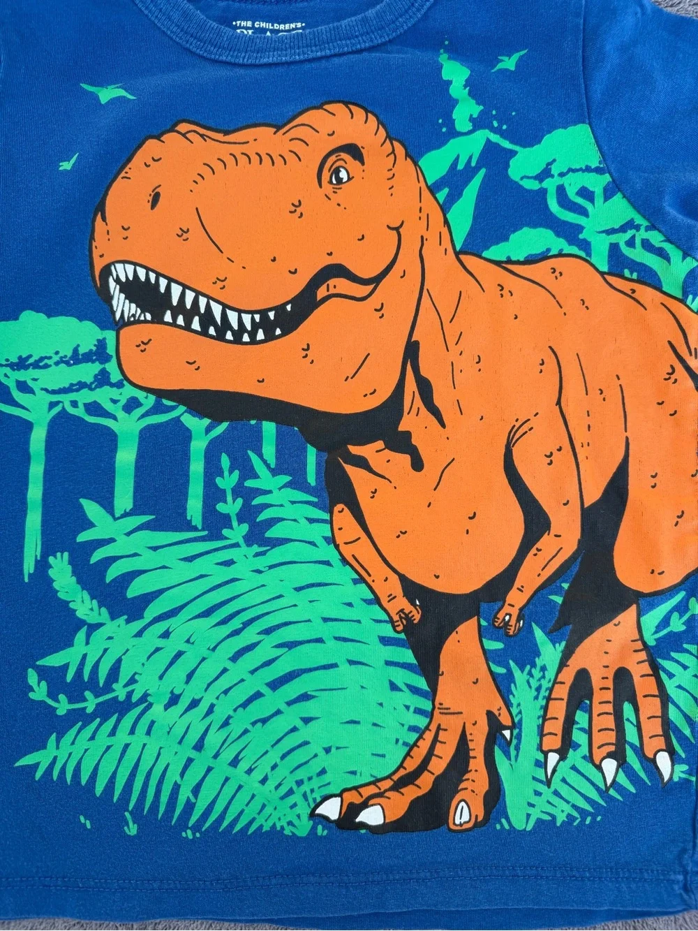 Kids T-Shirts  T-Rex and Bulldozer